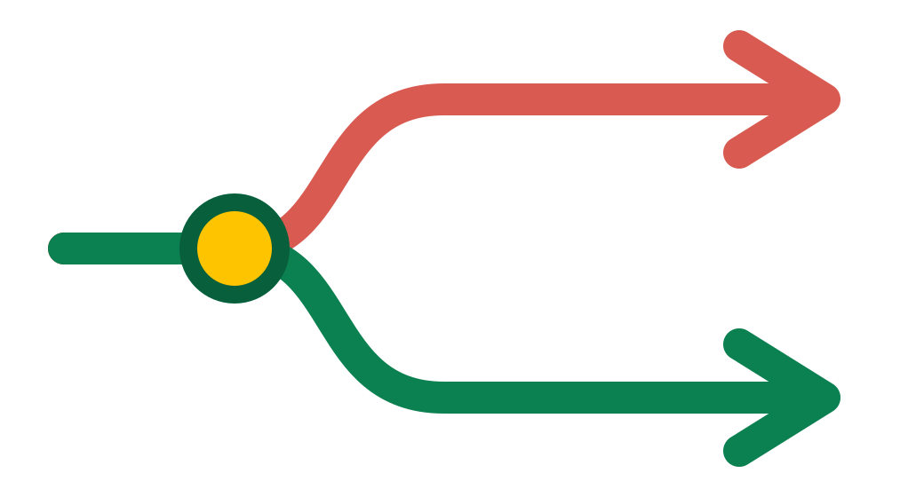Dois caminhos: um com retrabalho e outro com decisão técnica